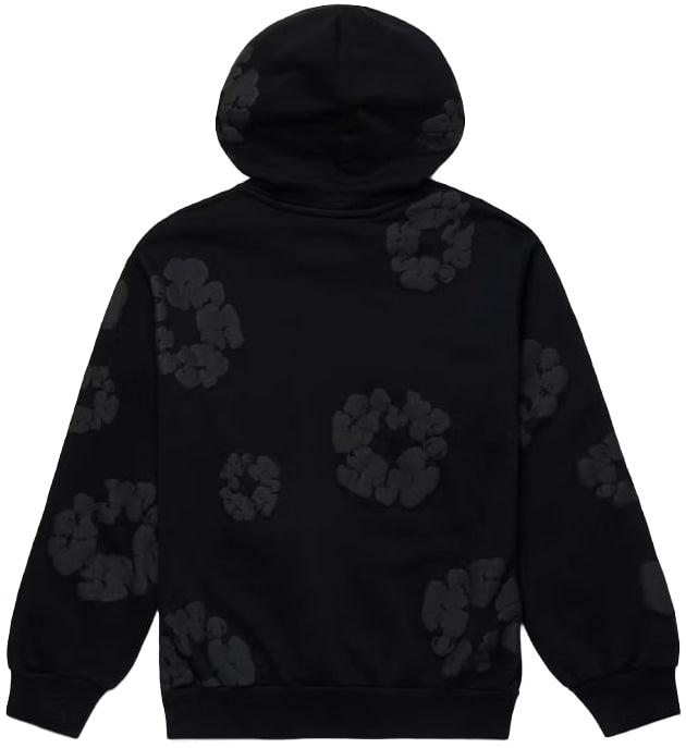 Denim Tears Cotton Wreath Hoodie Black Monochrome