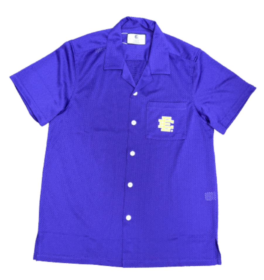 Eric Emanuel 'Purple Yellow' Collared Jersey