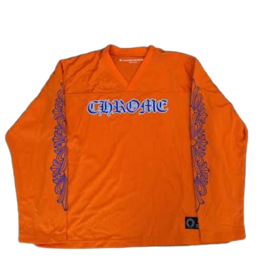 Chrome Hearts 'Orange' NYFW Mesh Jersey Longsleeve 