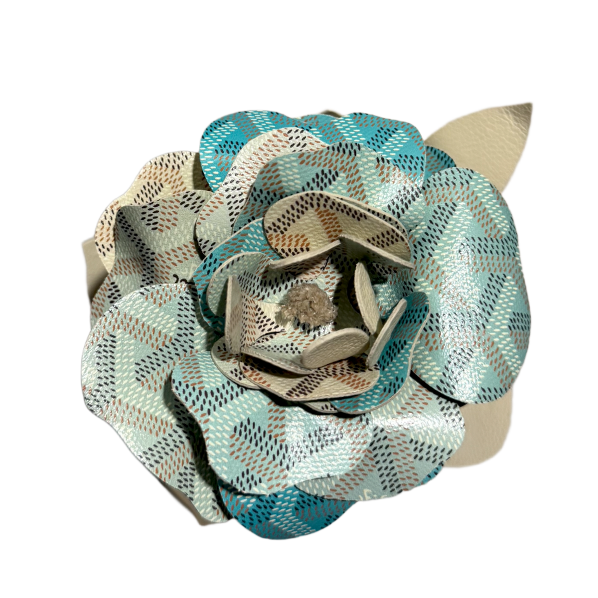 Goyard 'Mon Amie La Rose' Leather Flower