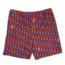 Louis Vuitton 'Orange' Diamond Damier Drawstring Shorts