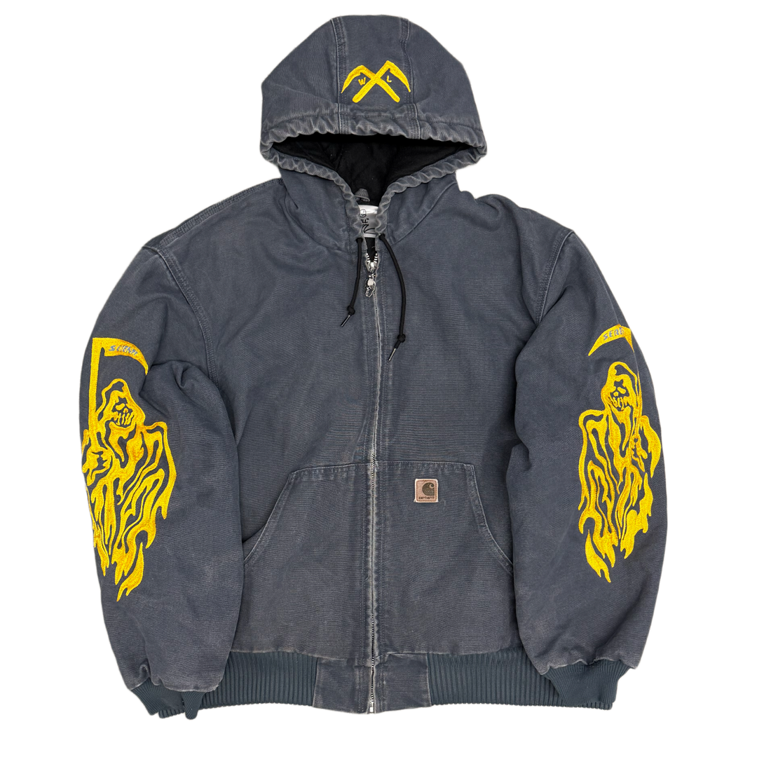 Warren Lotas x Carhartt 'Washed Navy' Work Jacket