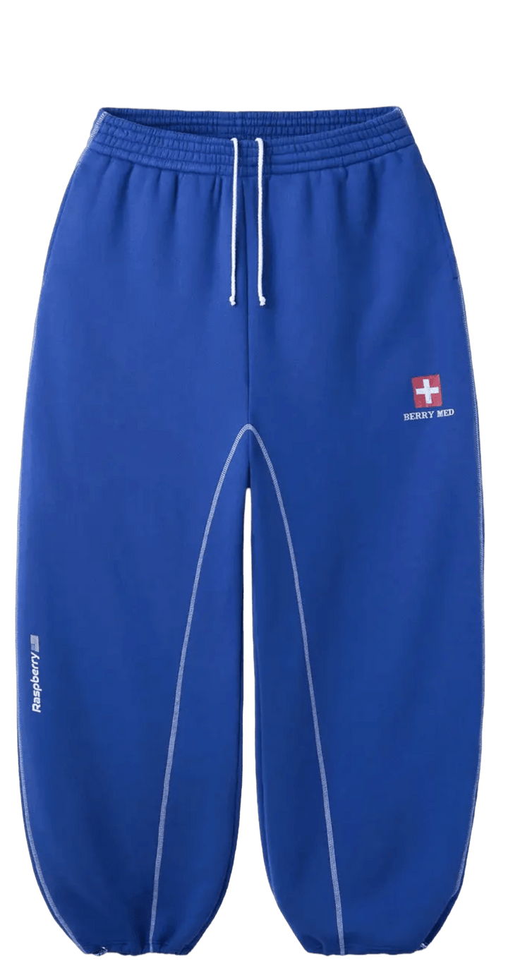 Gold + Vintage Raspberry Hills 'Berry Med' Blue Sweatpants