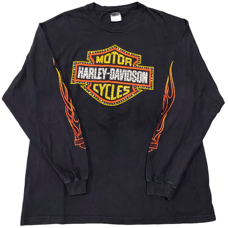 Harley Davidson 'Of Cincinnati' Rhinestone Vintage Tee