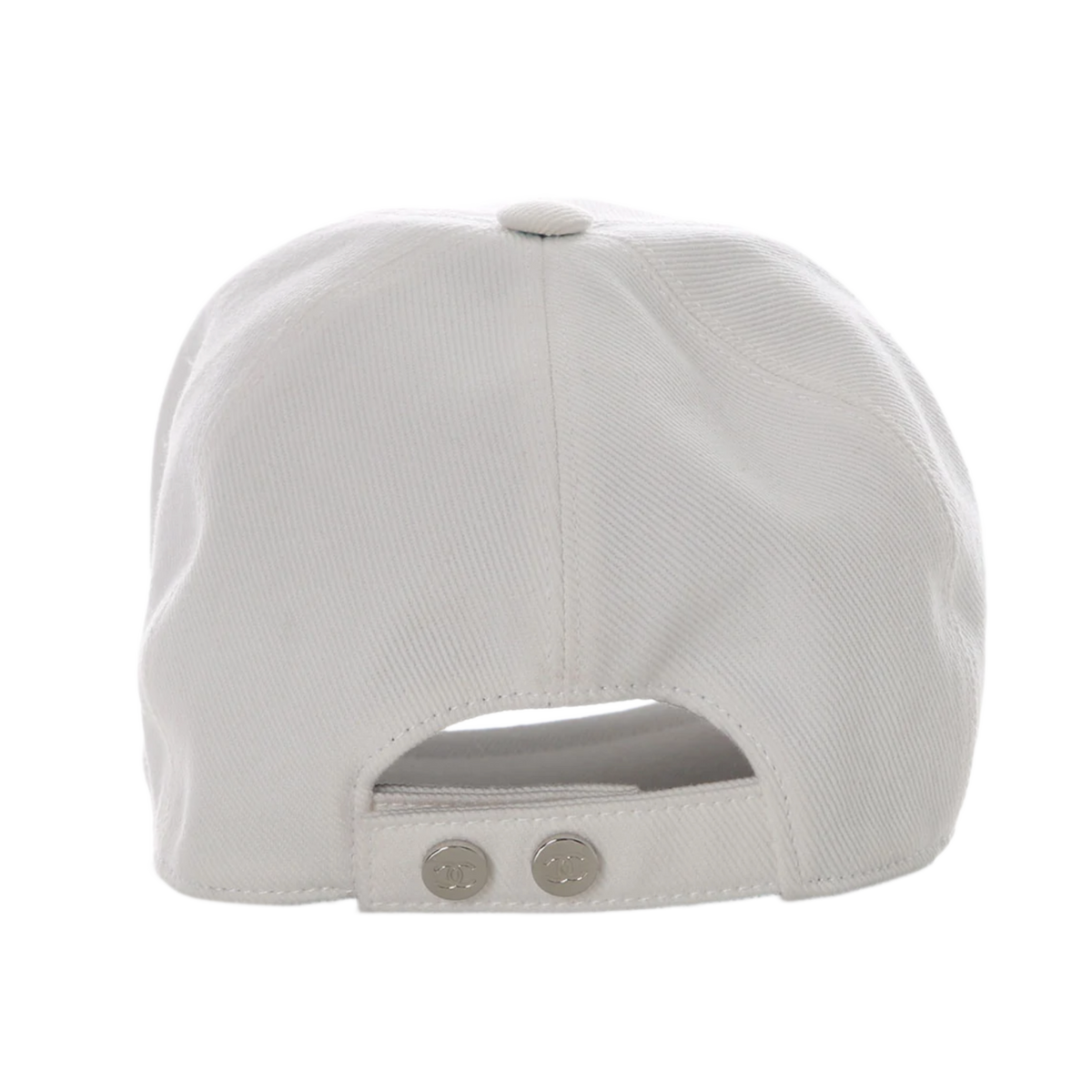Chanel 'White' Cotton Baseball Hat