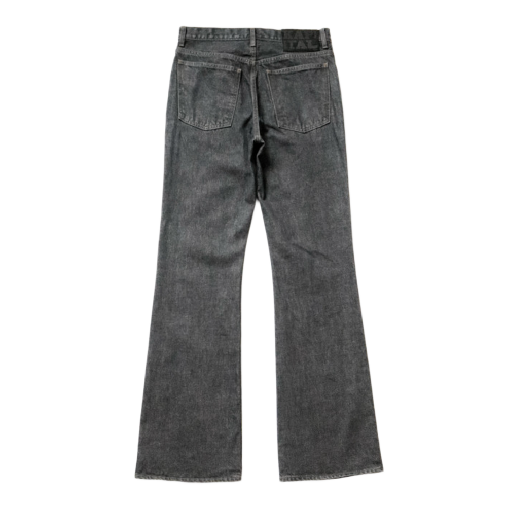 Kapital 'Black' Washed Rat Flare Jeans
