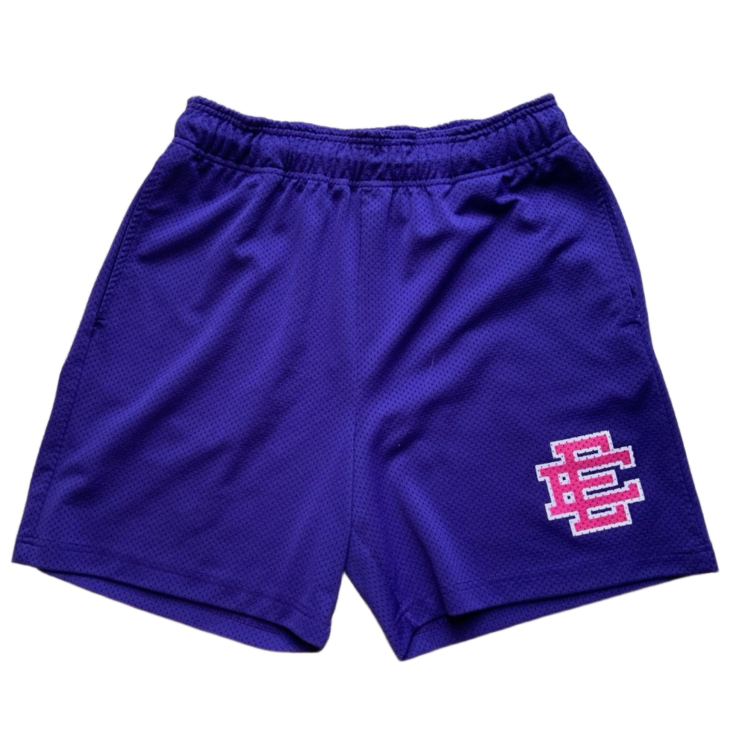 Eric Emanuel 'Purple' Basic Mesh Shorts