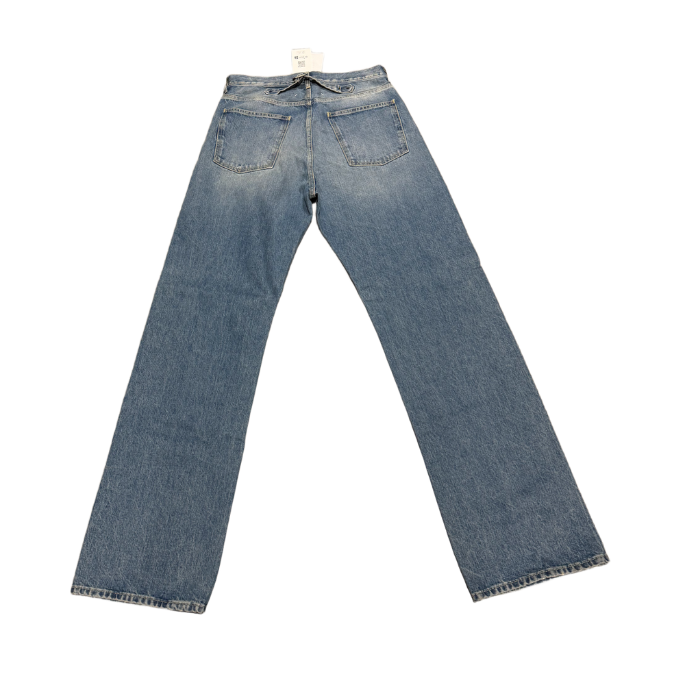 Maison Margiela 'Straight-Leg' Cropped Blue Jeans