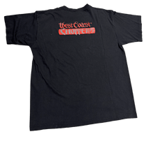 West Coast Choppers 'Red Cross/Logo' Vintage Black Tee