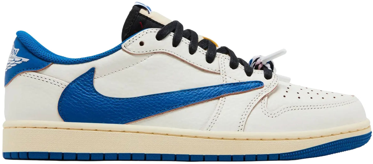 Jordan 1 Retro Low OG SP Fragment x Travis Scott Sail Military Blue
