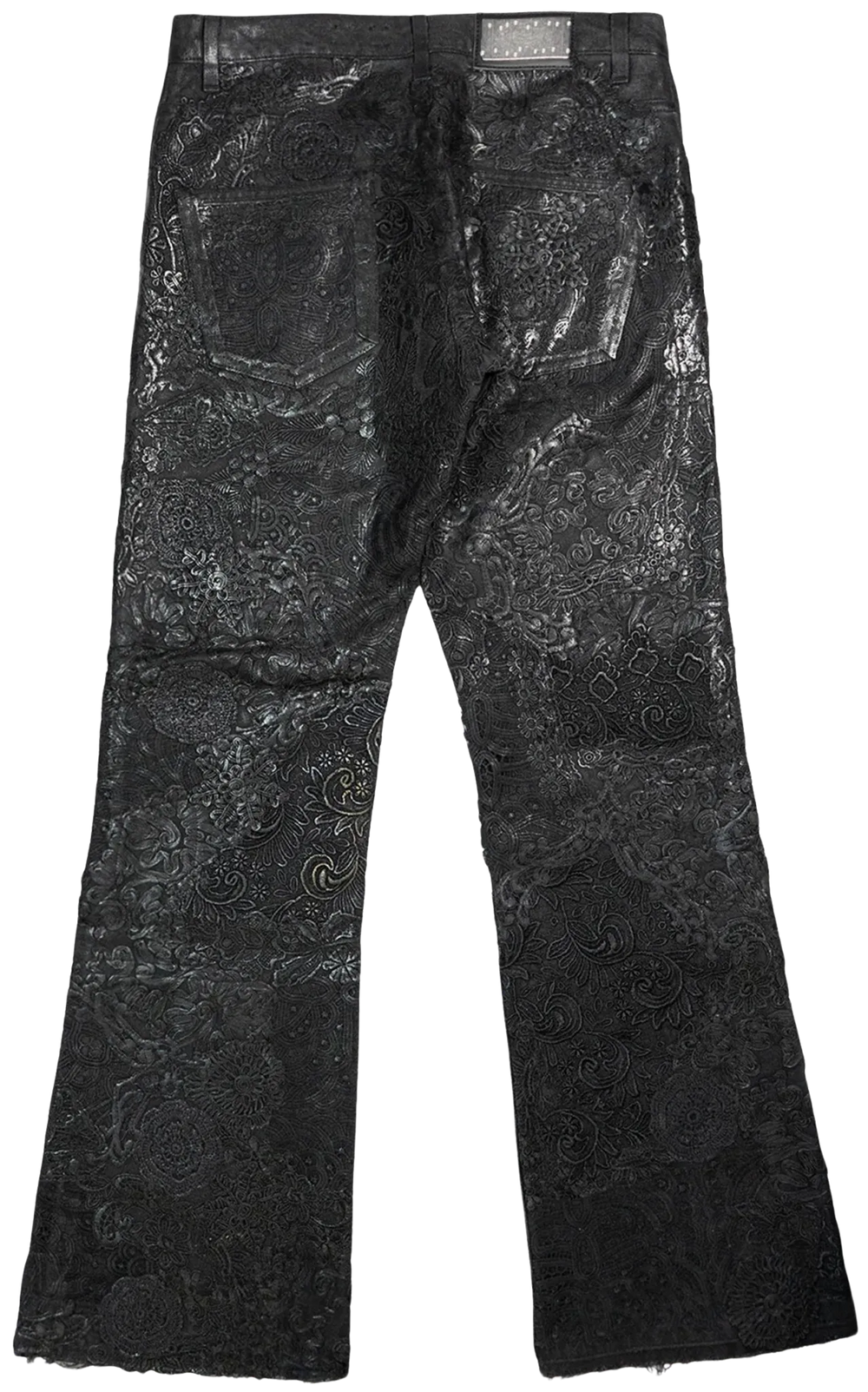 Earthling VIP 'Smog' Black Flare Jeans
