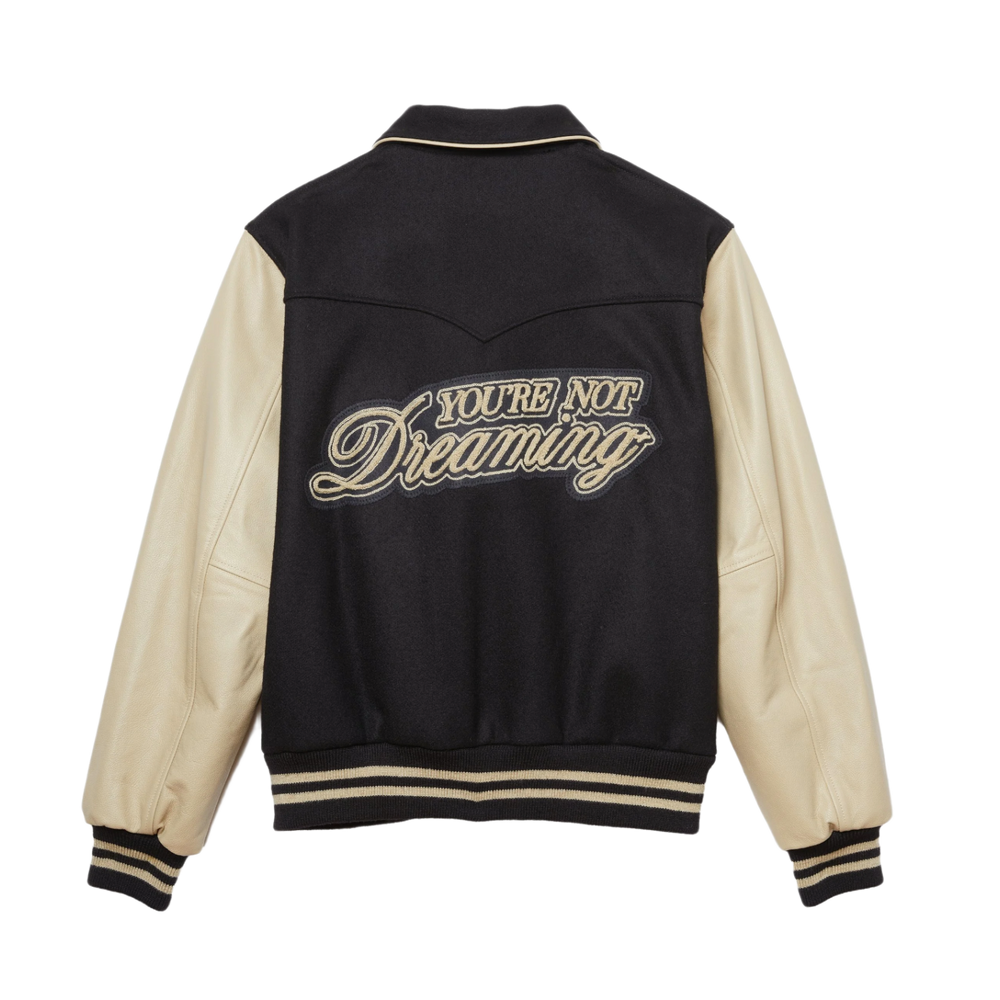 Midnight Rodeo 'Black' Letterman Varsity Jacket