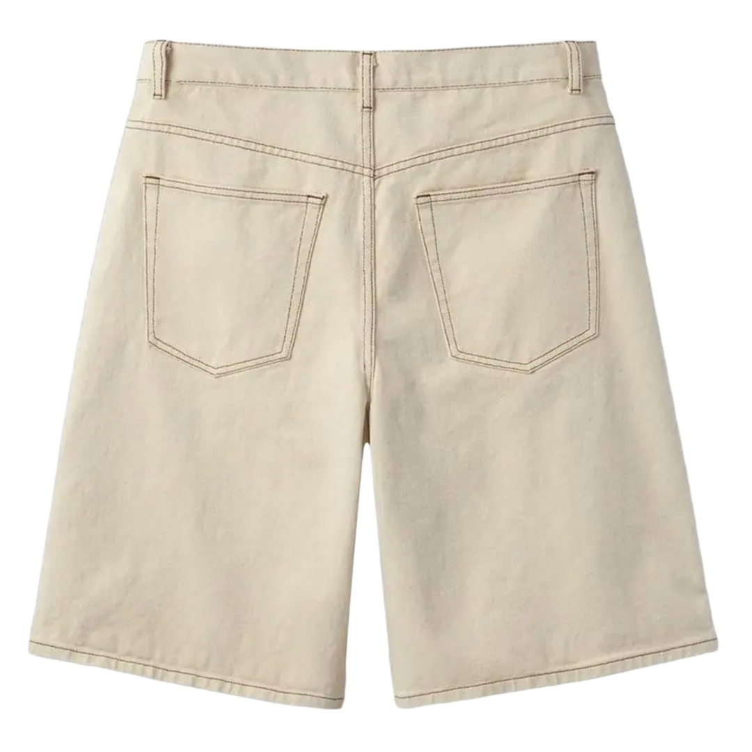 Gold+Vintage Gallery Raspberry Hills 'Cream' Denim Shorts