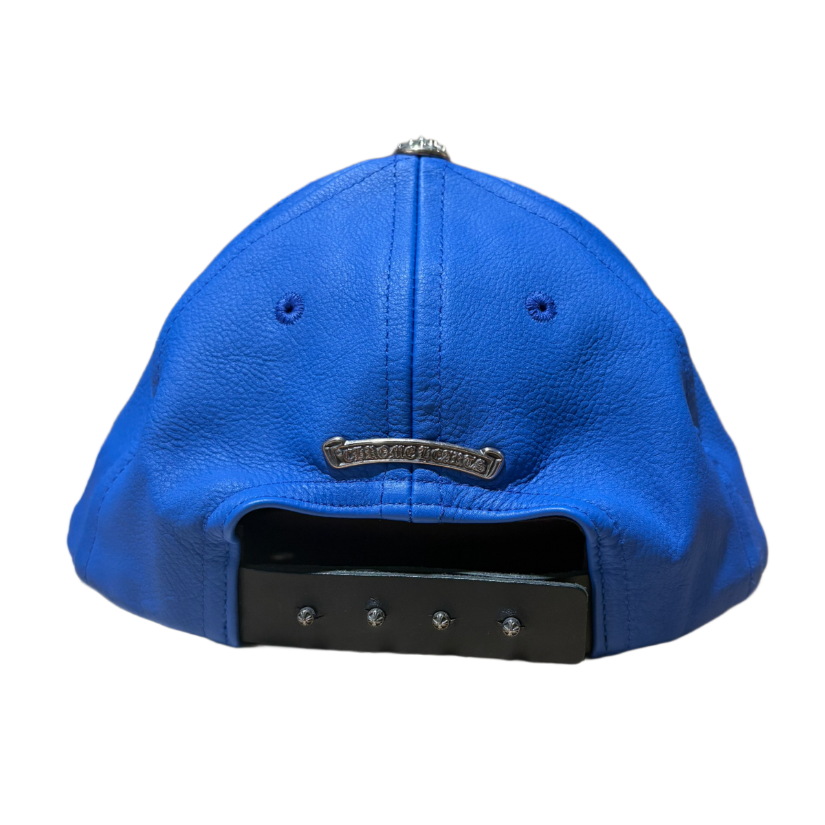 Chrome Hearts 'Blue' Rolling Stones Leather Hat