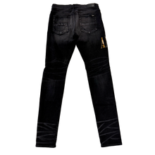 Amiri 'Aged Black Flannel Core Logo' Jeans