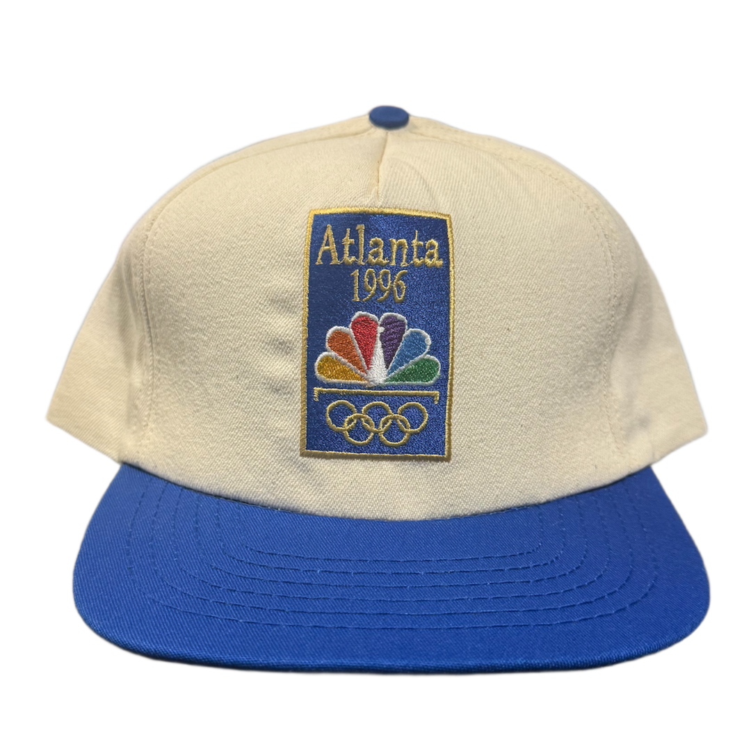 NBC 'Atlanta 1996 Summer Olympics' Cream Snapback Vintage Hat