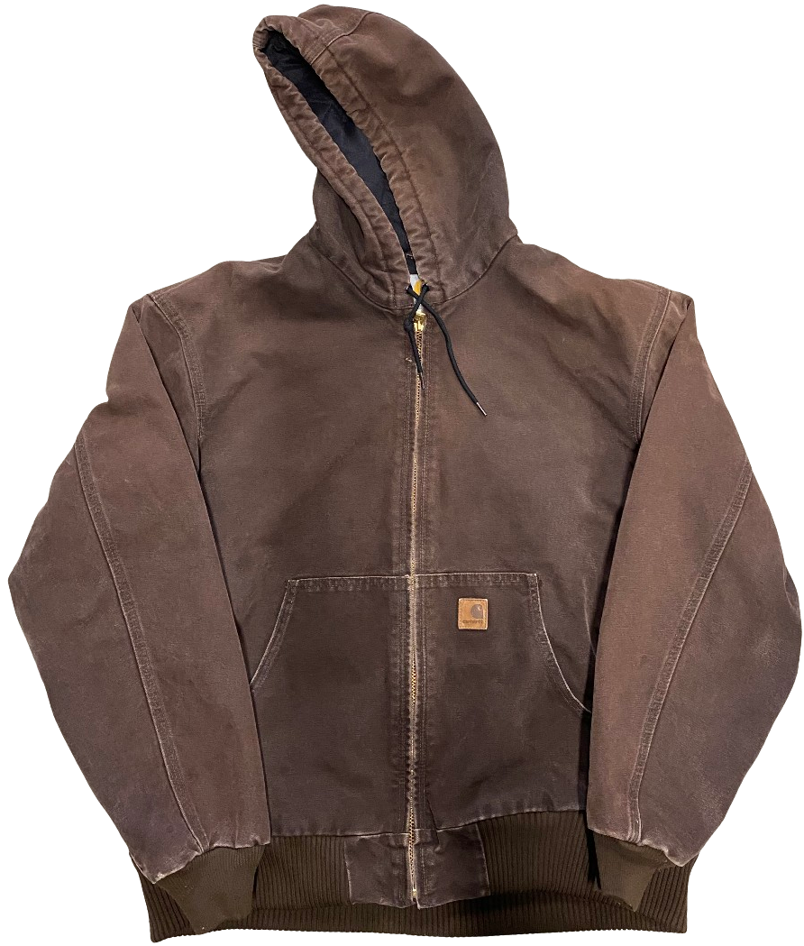 Carhartt 'Sepia Brown' Distressed Work Jacket