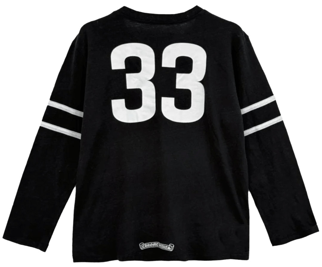 Chrome Hearts  '33 Horseshoe Logo' Black Longsleeve Tee