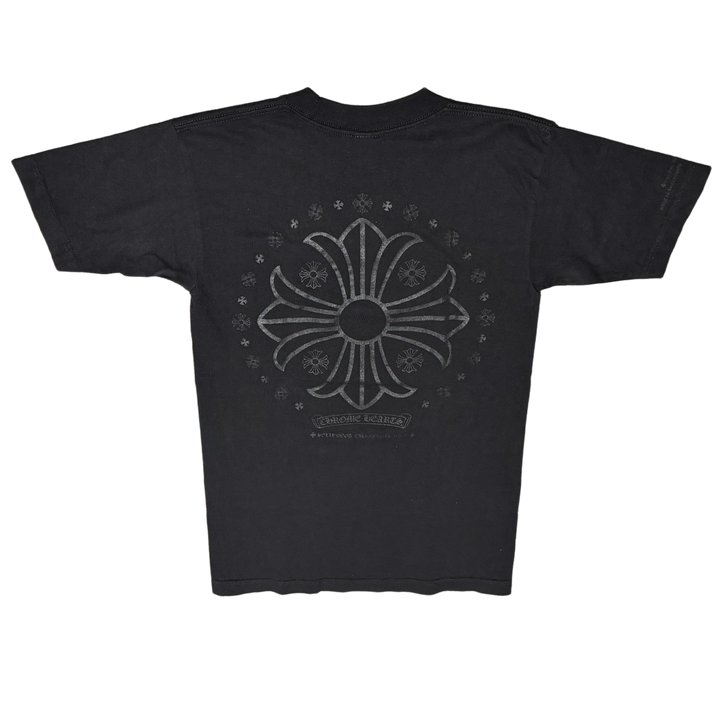 Chrome Hearts 'Tonal Plus Cross' Black Pocket Tee