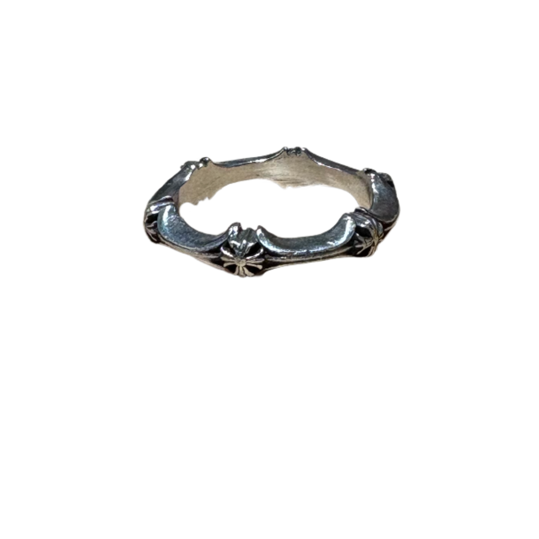 Chrome Hearts 'Silver' Bone and Plus Ring