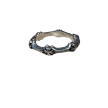 Chrome Hearts 'Silver' Bone and Plus Ring