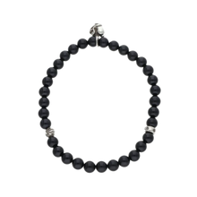 Chrome Hearts 'Floral Heart Pendant' 3MM Beaded Bracelet