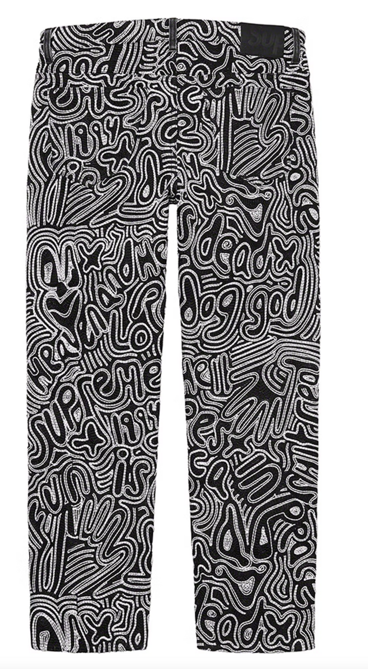 Supreme 'Black' Chainstitch Jeans