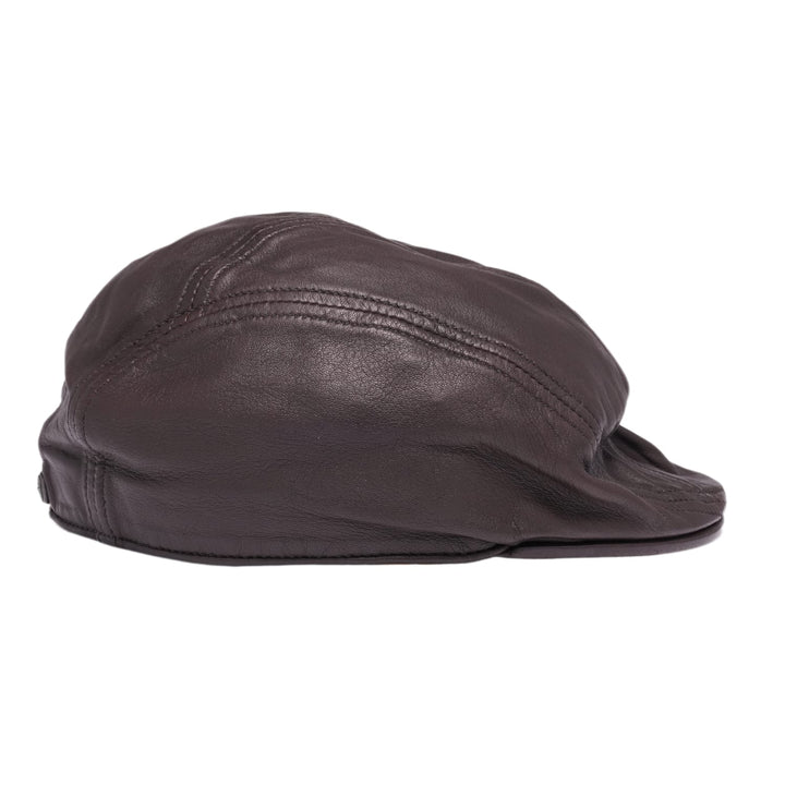 Chrome Hearts Vintage 'Brown' Leather Beret Flat Hat
