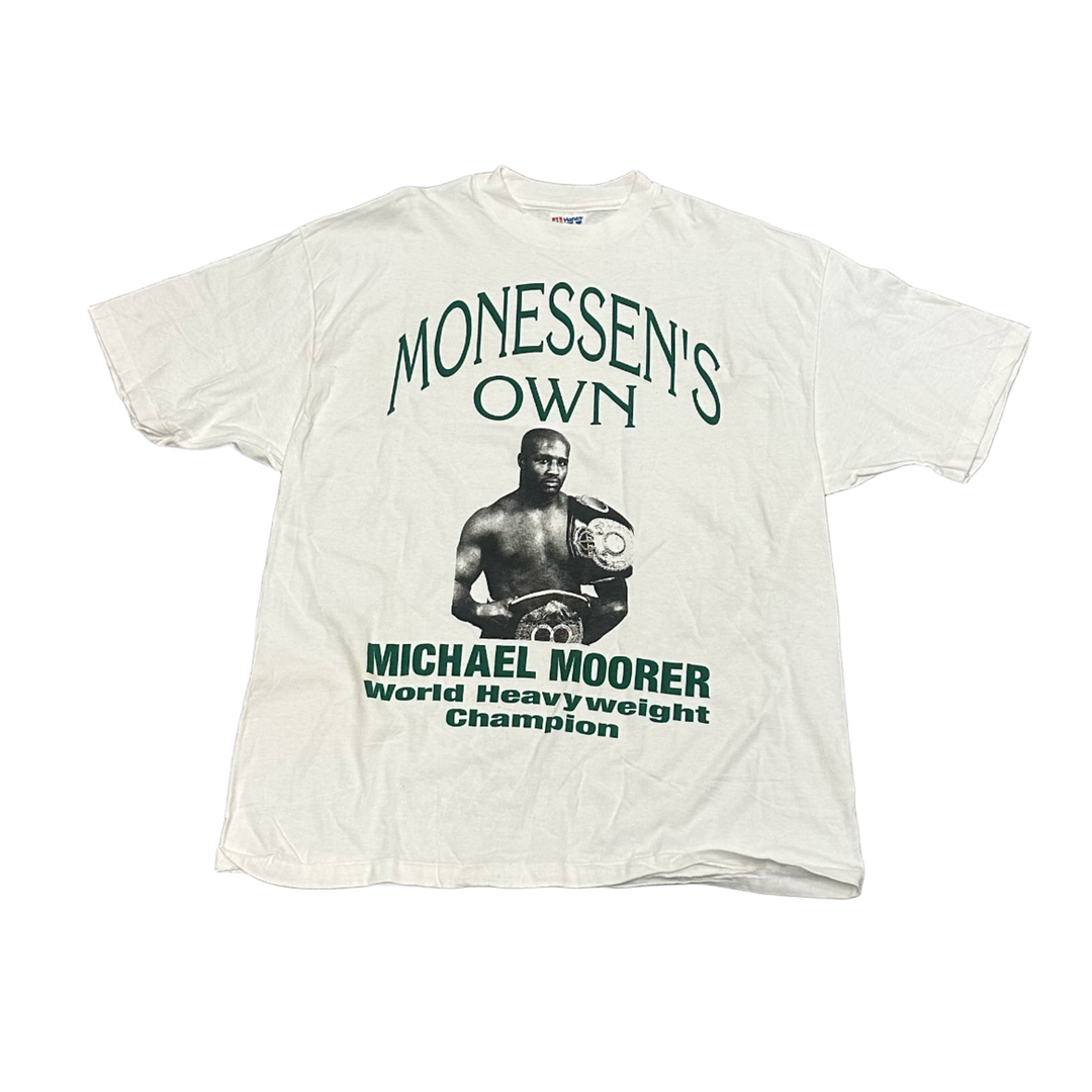 Vintage Michael Moorer 'White' Heavy Weight Tee