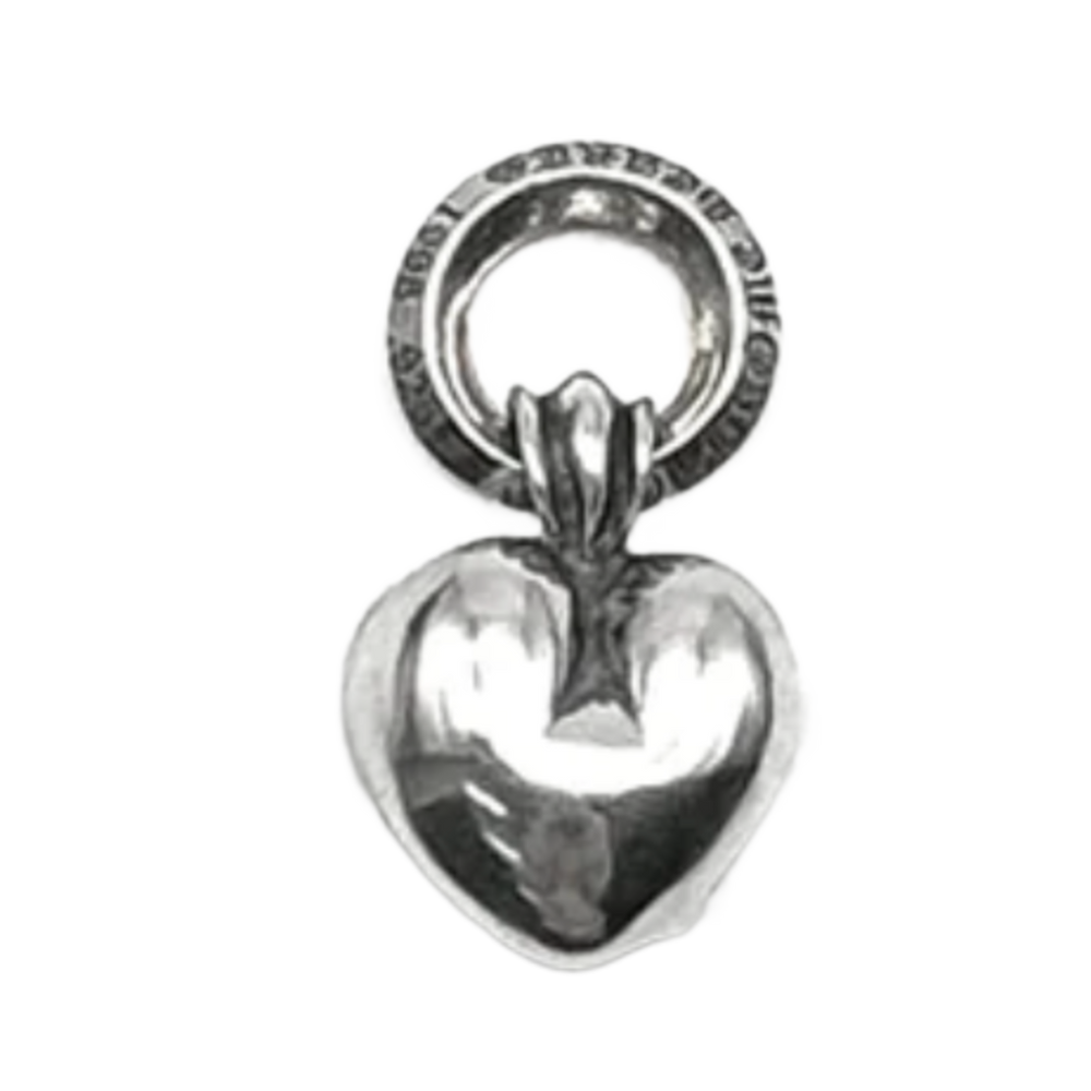 Chrome Hearts 'Heart Charm' Silver Pendant