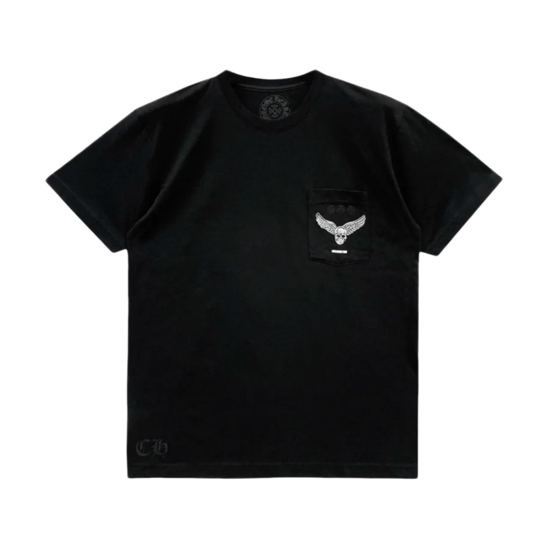 Chrome Hearts 'Black' Foti Aerosmith Yungblud Cross Pocket Tee