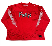 Chrome Hearts Matty Boy '99 Form' Red Mesh Longsleeve Jersey