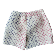 Louis Vuitton 'White' Amen Break Gradient Monogram Mesh Shorts