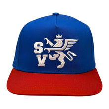 Saint Vanity 'Griffin' Blue and Red Hat