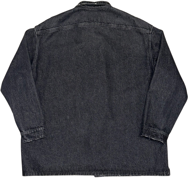 Prada 'Logo' Washed Black Denim Shirt