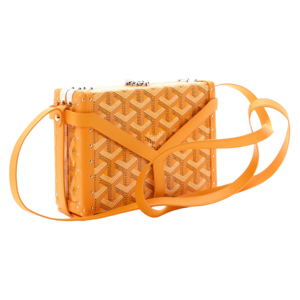 Goyard 'Yellow' Minaudiere Trunk Bag 