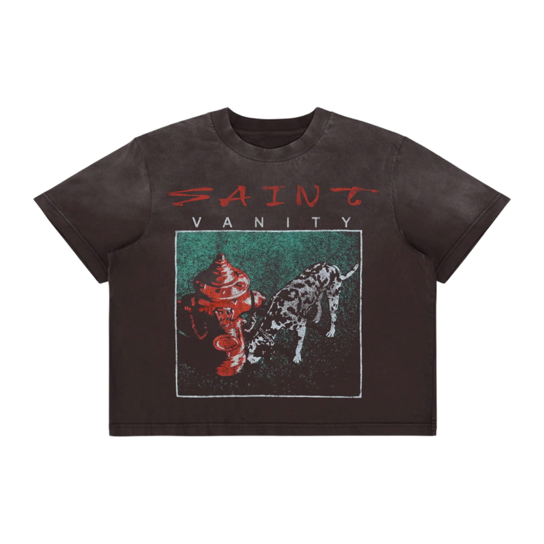 Saint Vanity 'Dalmatian' Brown Tee