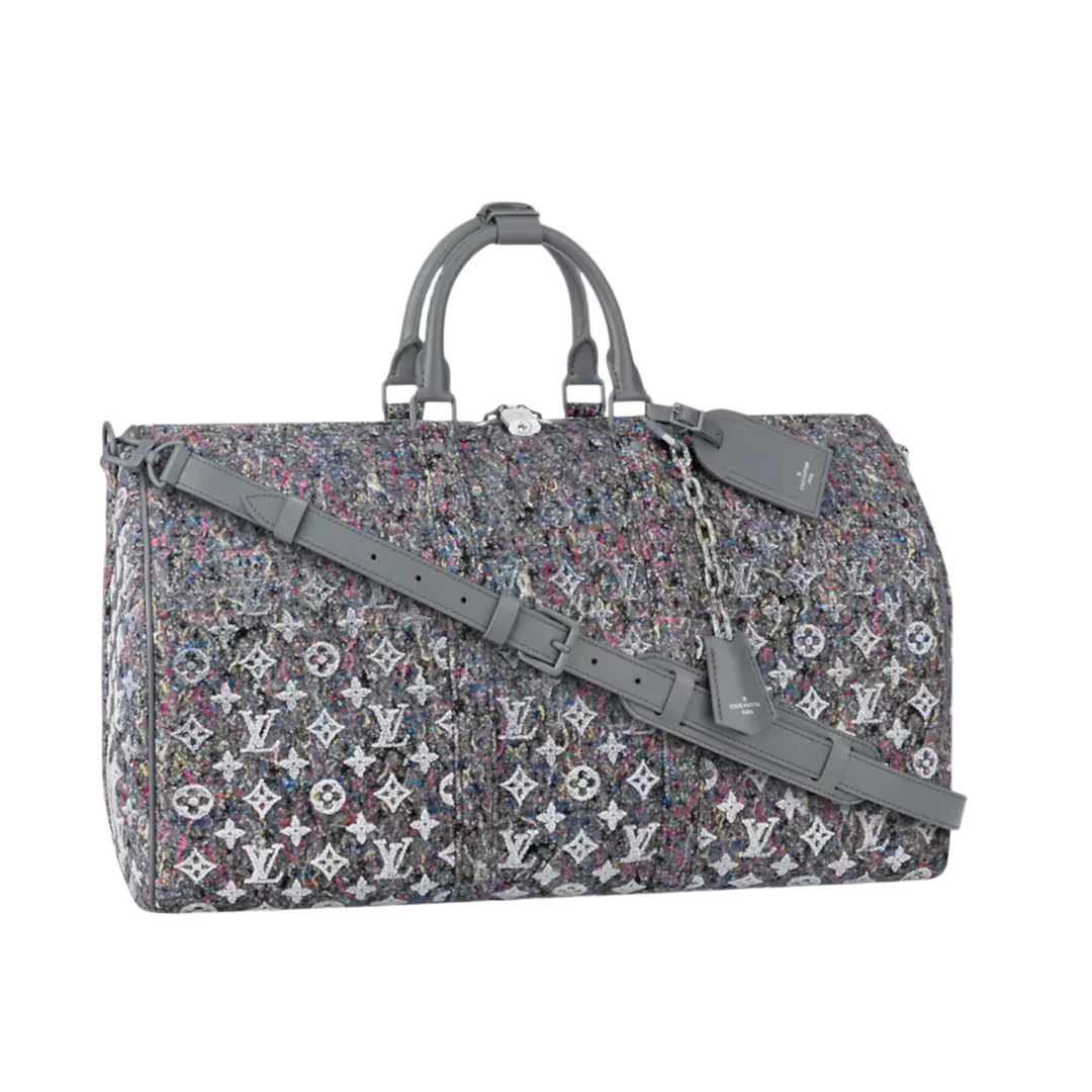Louis Vuitton 'Felt Monogram' Keepall Bandoulière 50 Bag