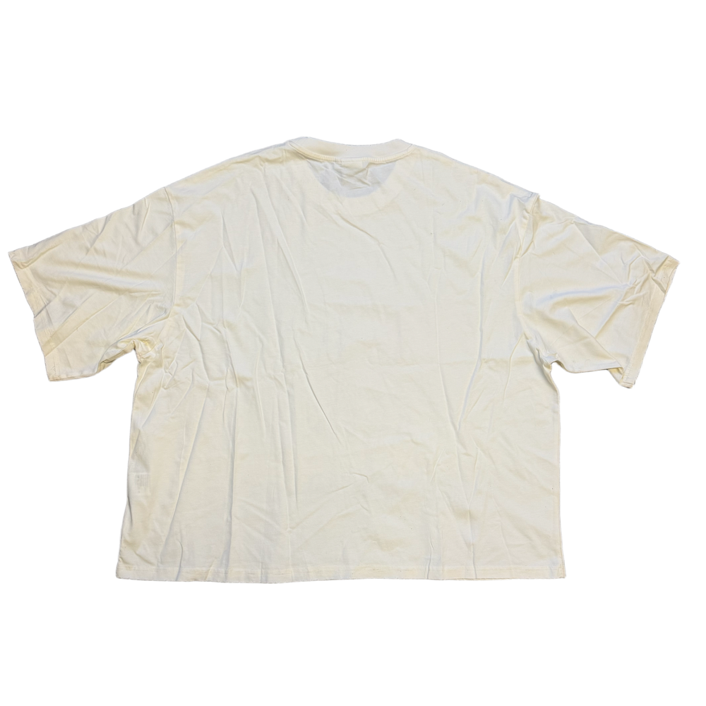 Saint Vanity 'Cream' Cross Tee