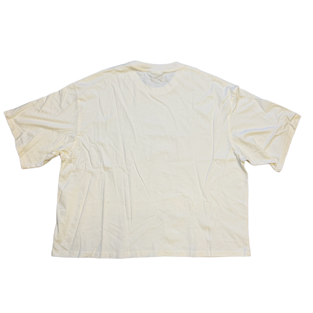 Saint Vanity 'Cream' Cross Tee