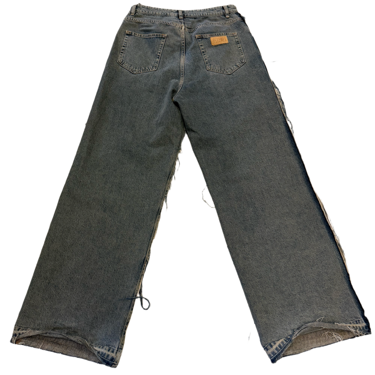 Maison Margiela 'MM6 Blue' Wide Leg Jeans