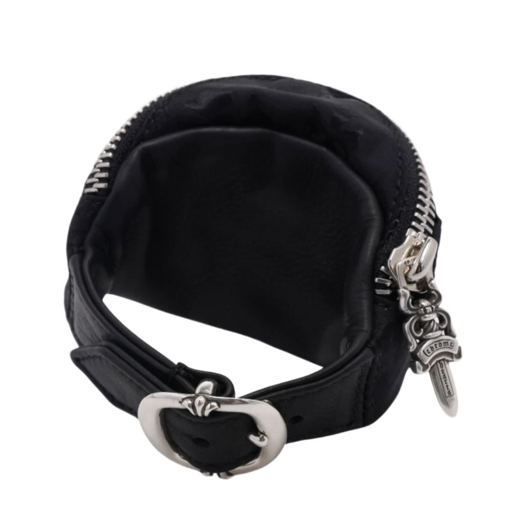 Chrome Hearts 'Black' Nylon Snat Pack Wrist Bag