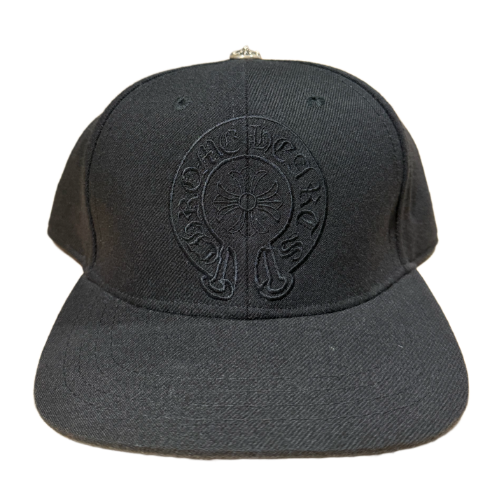Chrome Hearts 'Black' Horseshoe Fitted Hat