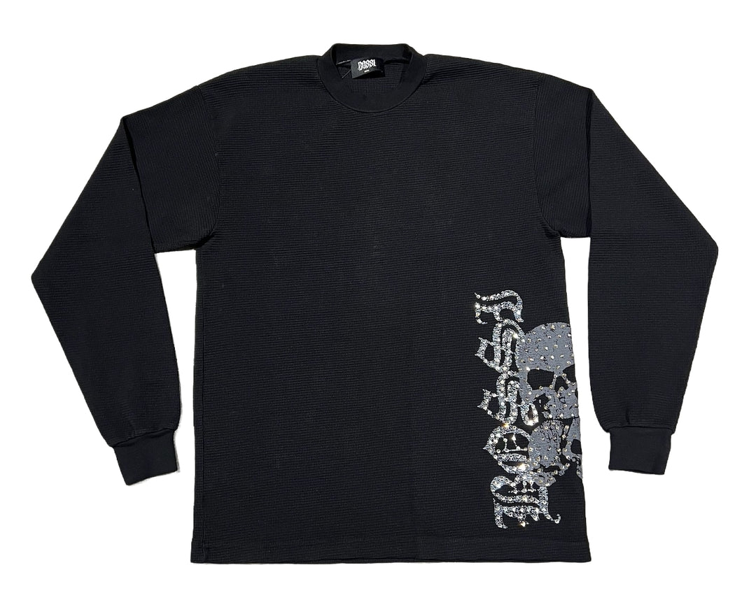 Bossi 'Grey Skulls' Black Thermal Longsleeve