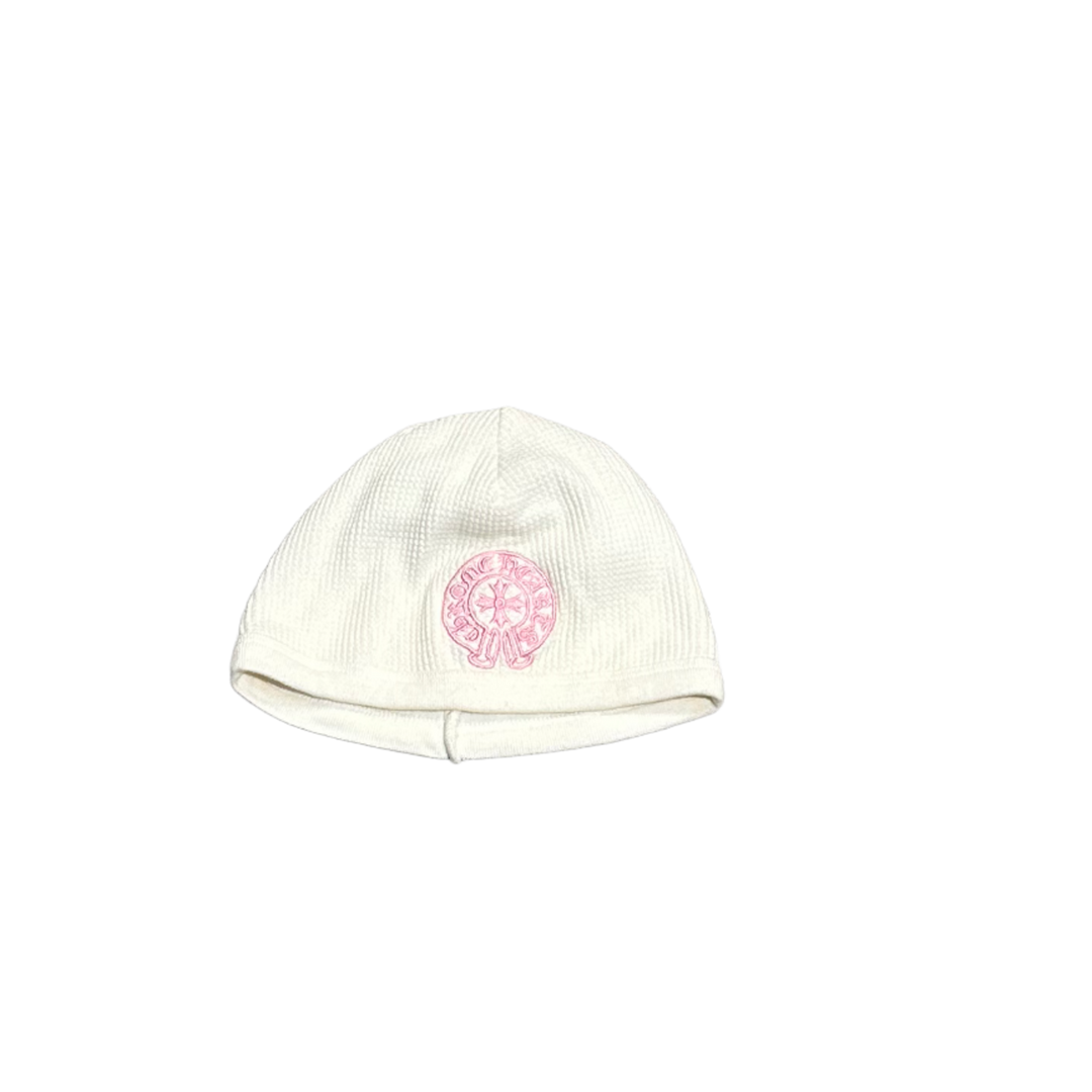 Chrome Hearts 'White/Pink' Thermal Horseshoe Beanie