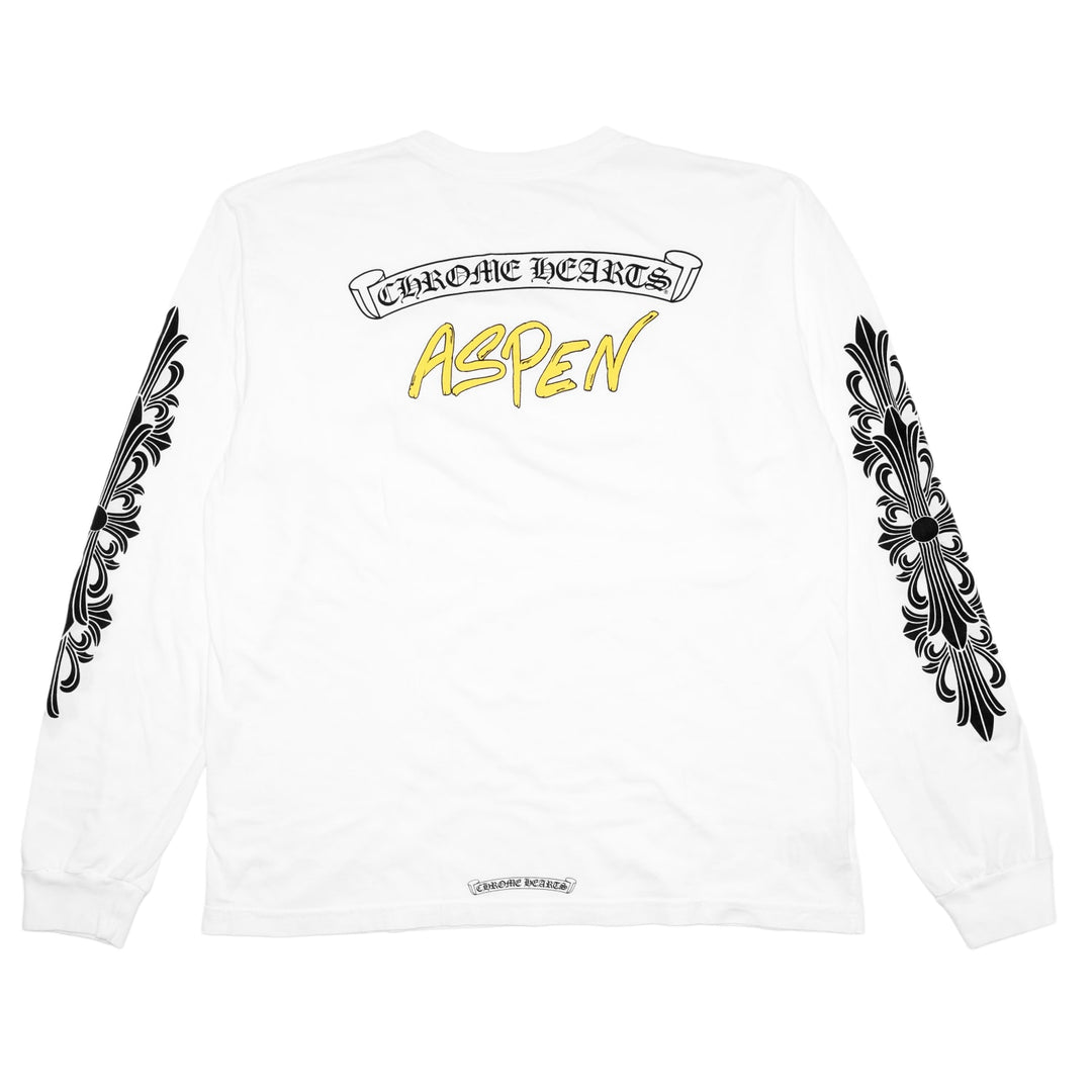 Chrome Hearts ‘White’ Aspen Exclusive Floral Longsleeve Tee