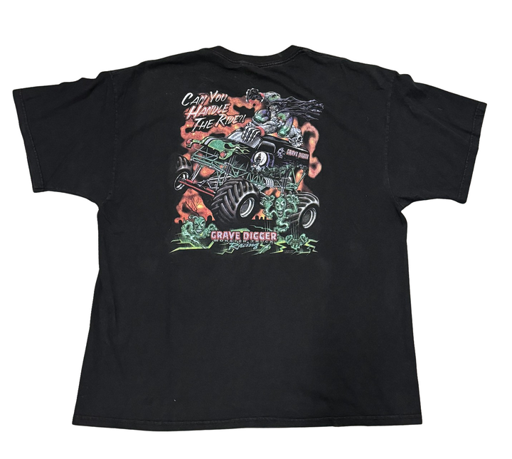 Grave Digger 'Handle The Ride' Vintage Tee