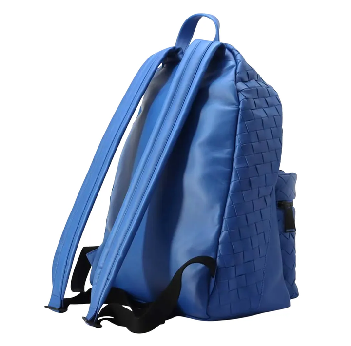 Bottega Veneta 'Blue' Intrecciato Leather Backpack