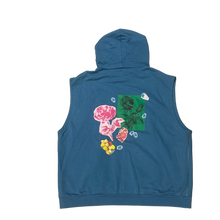 Marni 'Blue' Cutoff Print Hoodie