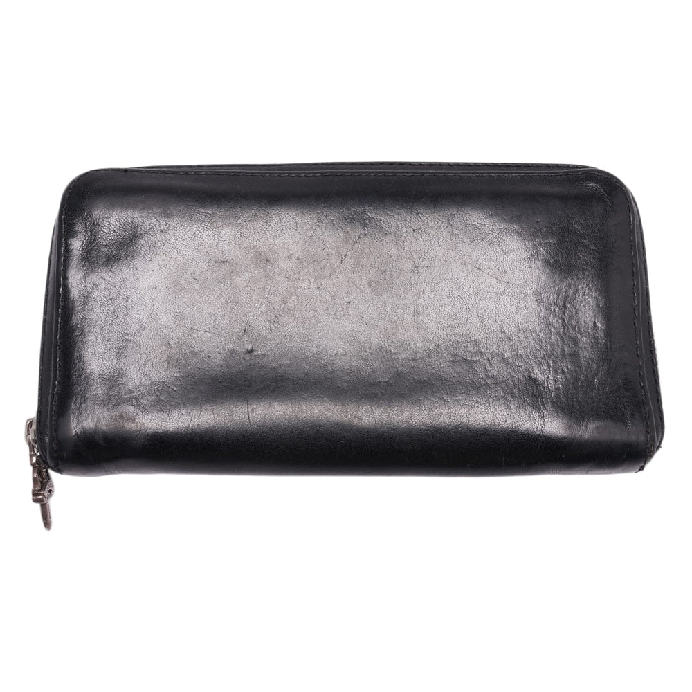 Chrome Hearts 'Black' Triple Cross Leather Wallet